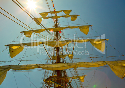 old sail ship