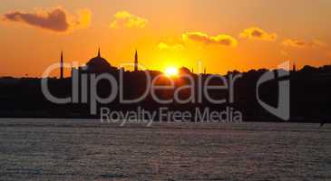 Sunset at istanbul