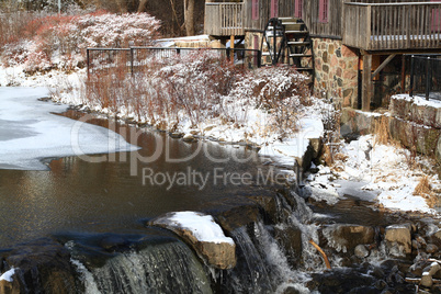 Water Grist Mill, detail - Waterwheel.