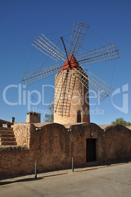 Windmühle in Algaida, Mallorca