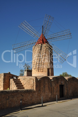 Windmühle in Algaida, Mallorca