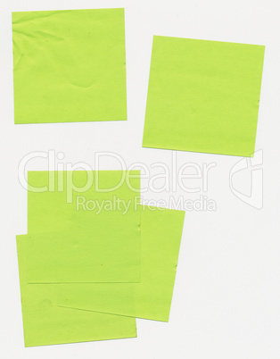 Assorted scrape paper notes