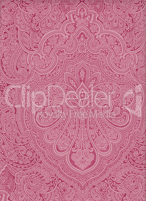 Fabric Texture XXXL paisley indian middle east pink old vintage