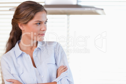 Young woman posing