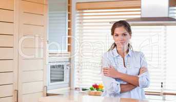 Woman standing up