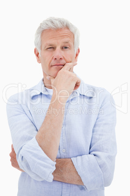 Portrait of a thoughtful mature man