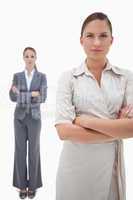 Portrait of serious businesswomen posing