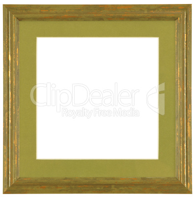 square modern wooden frame