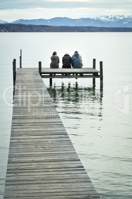 three at the jetty