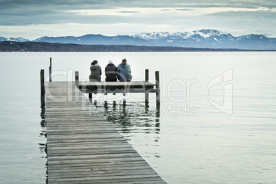 three at the jetty