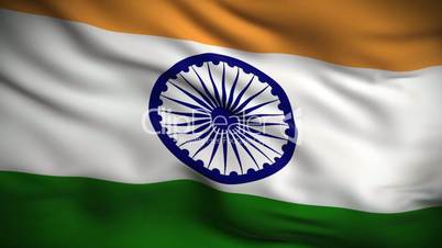 Indian Flag HD. Looped.