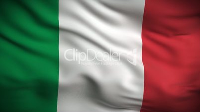 Italian Flag HD. Looped.