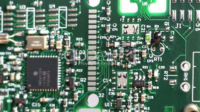 Circuit with surface mount components