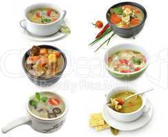 Bowls Of Healthy Soup