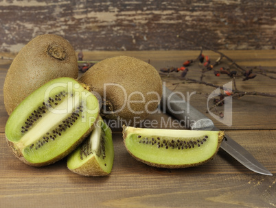 Kiwi Fruits Close Up