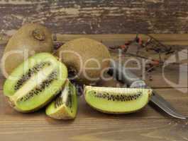 Kiwi Fruits Close Up