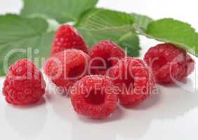 fresh raspberries