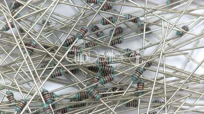 A resistor pile