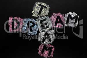 Crossword of dream and team