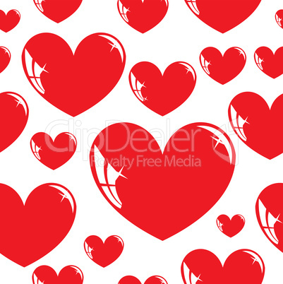 Seamless wallpaper, heart.