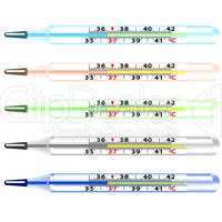 Medical glass mercury thermometer