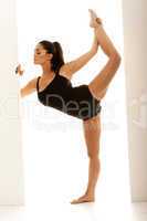 beautiful flexible woman