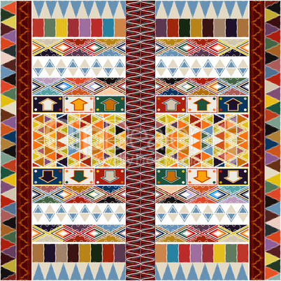 Ethnic carpet design