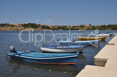 Boote bei Nin, Kroatien