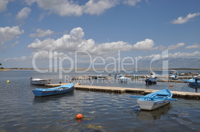 Boote bei Nin, Kroatien