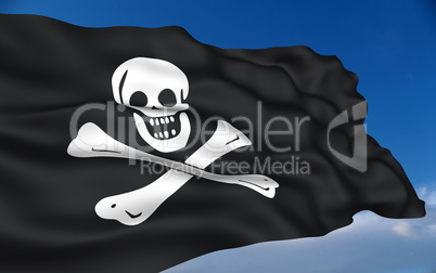 Pirate flag. Jolly Roger