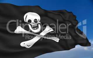 Pirate flag. Jolly Roger