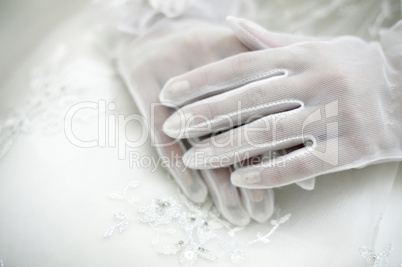 Bride's hands