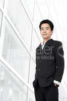 Young Asian executive