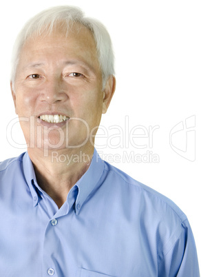 Asian senior businessman