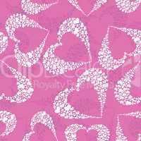 Abstract background with hearts.