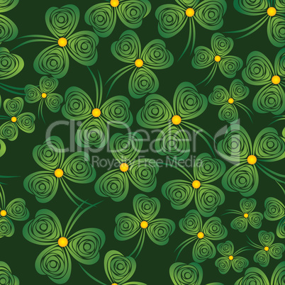 Shamrock background.