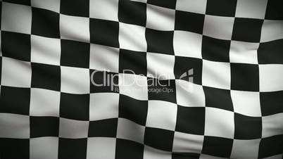 Checkered Flag HD. Looped.