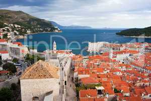 Dubrovnik on the Adriatic Sea in Croatia