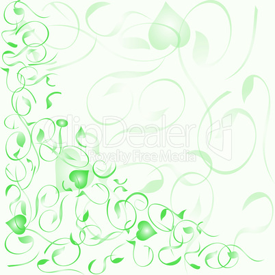 flower decoratively romantically abstraction vector background