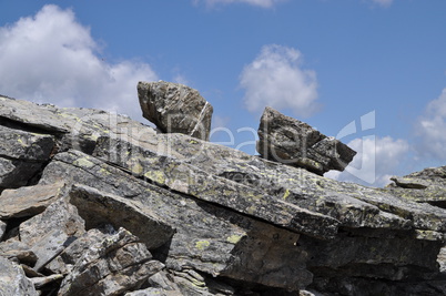 Felsen im Gebirge