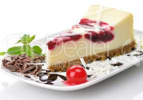 cherry cheesecake