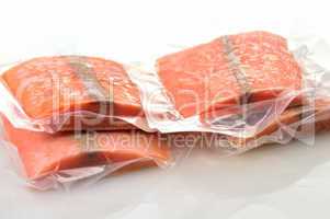 frozen salmon fillets