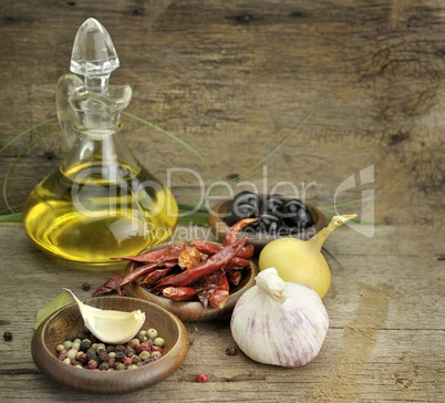 Cooking  Oil And Spices