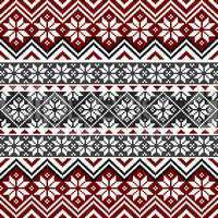 Nordic snowflake pattern