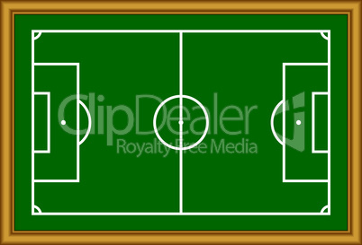 The soccer field scheme.