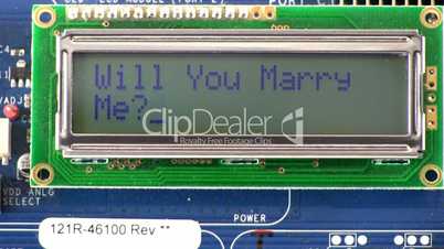 Wedding proposal texting style message