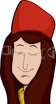 Lady in Red Hat