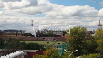 Industrial landscape in Izhevsk