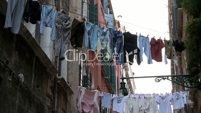 Clothes on washing line