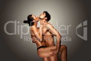 Passionate Naked Couple